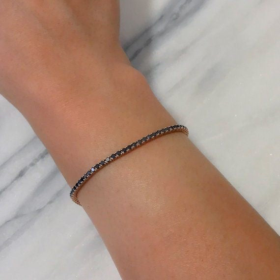 Pulsera Tennis Negra