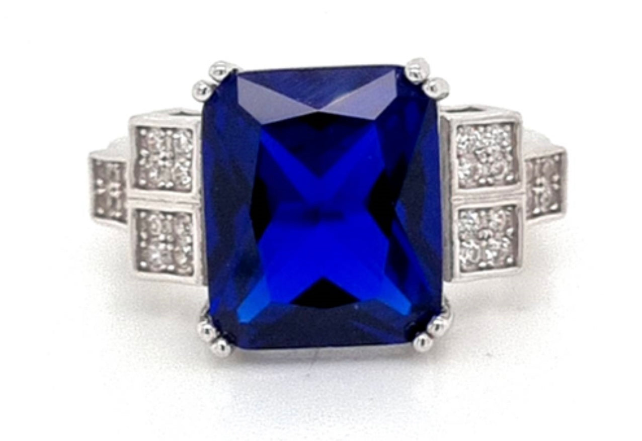 Anillo Crystal Safiro