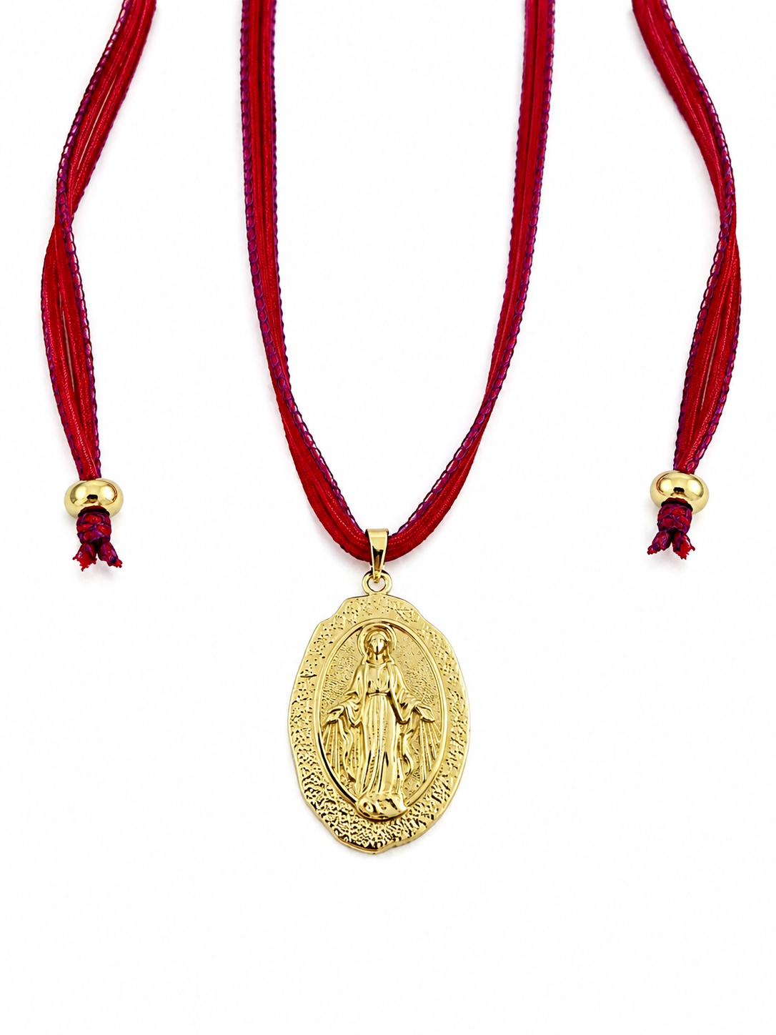Collar Seda Virgen de los Rayos