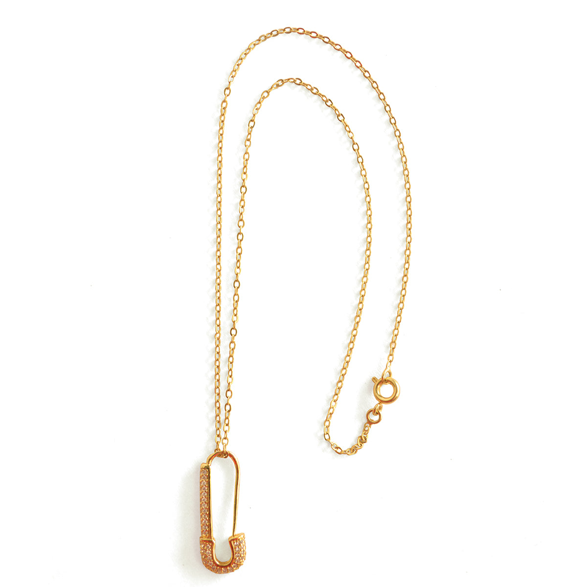COLLAR FINO BAÑADO EN ORO CON GANCHO