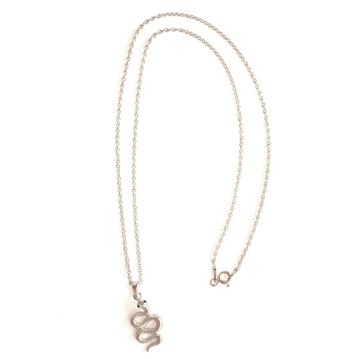 COLLAR SNAKE PLATA 925