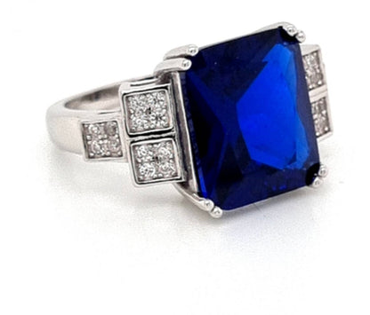 Anillo Crystal Safiro