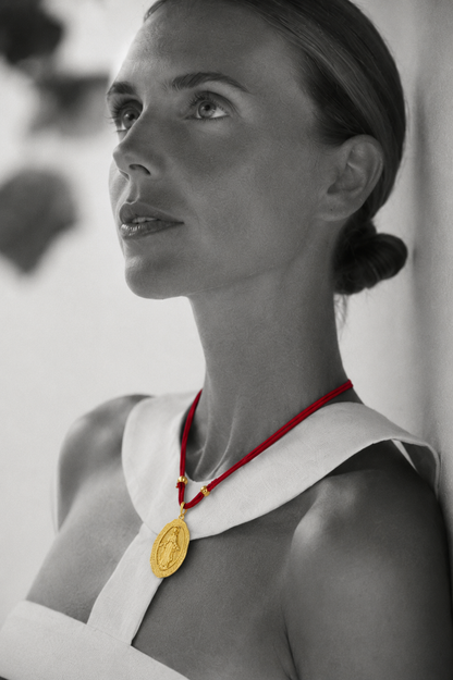 Collar Seda Virgen de los Rayos