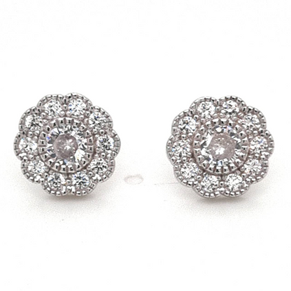 Aros Vintage Flor