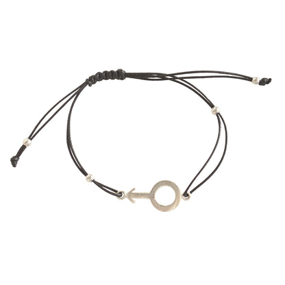 PULSERA HILO NEGRO SIGNO MASCULINO HOMBRE