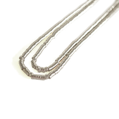 COLLAR MOSTACILLA BAÑO DE PLATA 1.20CM