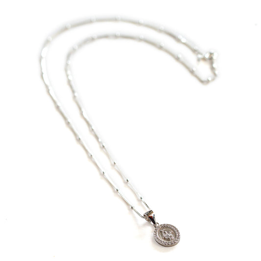 COLLAR VIRGEN DE LOS RAYOS PLATA 925