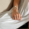 ANILLO SIN FIN ESTRELLAS PLATA 925