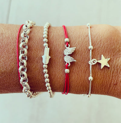 Pulsera pelotitas Estrella guía